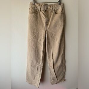 Madewell cotton wide leg Jean